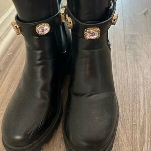 Embellished Jewel Chelsea Boots